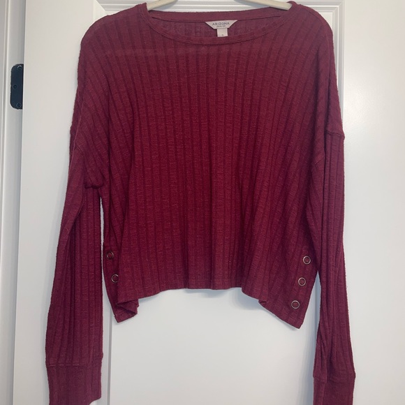 Arizona Jean Company cropped long sleeve top - Picture 1 of 3